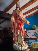 Grande statue du Saint-Cœur en plâtre. 140 cm de haut., Enlèvement