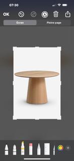 Table de salle à manger, Maison & Meubles, Tables | Tables à manger, 100 à 150 cm, Cinq personnes ou plus, Rond, Comme neuf