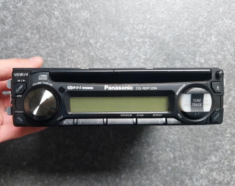 Auto radio - panasonic CQ RDP123N, Ophalen of Verzenden, Gebruikt, Radio