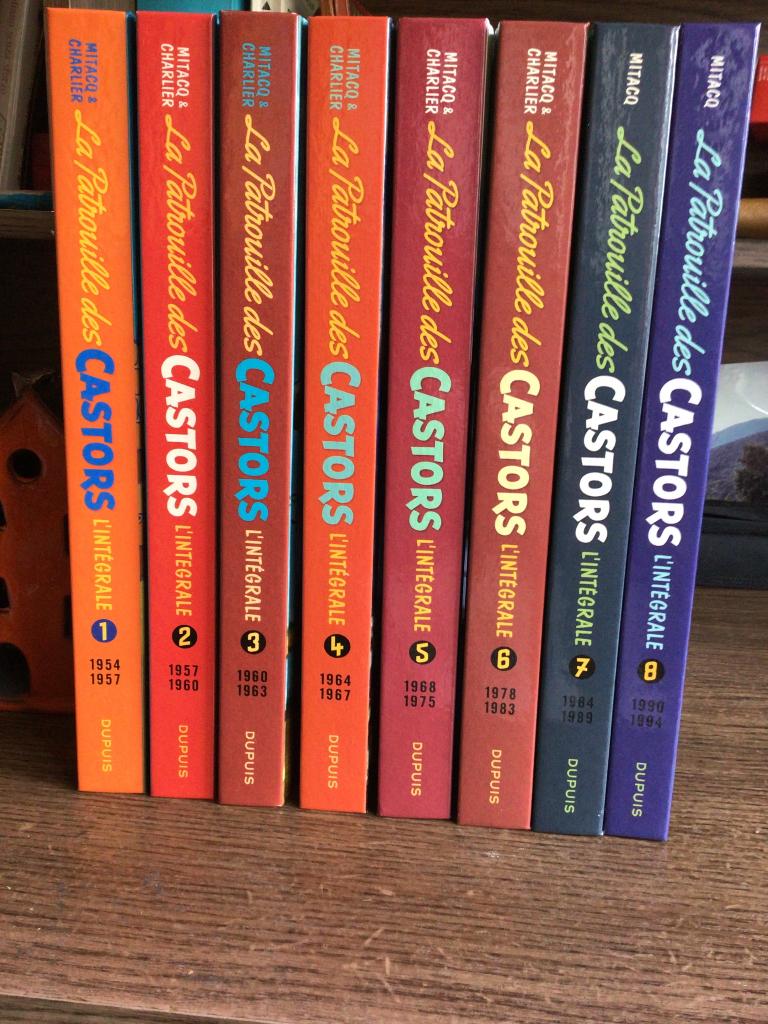 De integrale beverpatrouille in 8 vluchten in perfecte staat, Meerdere stripboeken, Ophalen, Nieuw, Mitacq - Charlier