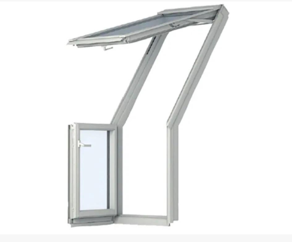 velux porte fenêtre terrasse + fenêtres latérales, Enlèvement, Moins de 80 cm, Double vitrage, Utilisé