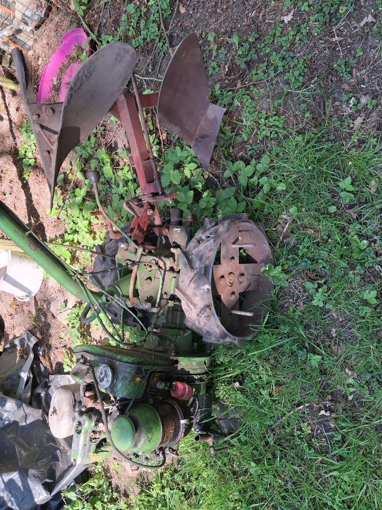 Motoculteur met dieselmotor, Ophalen