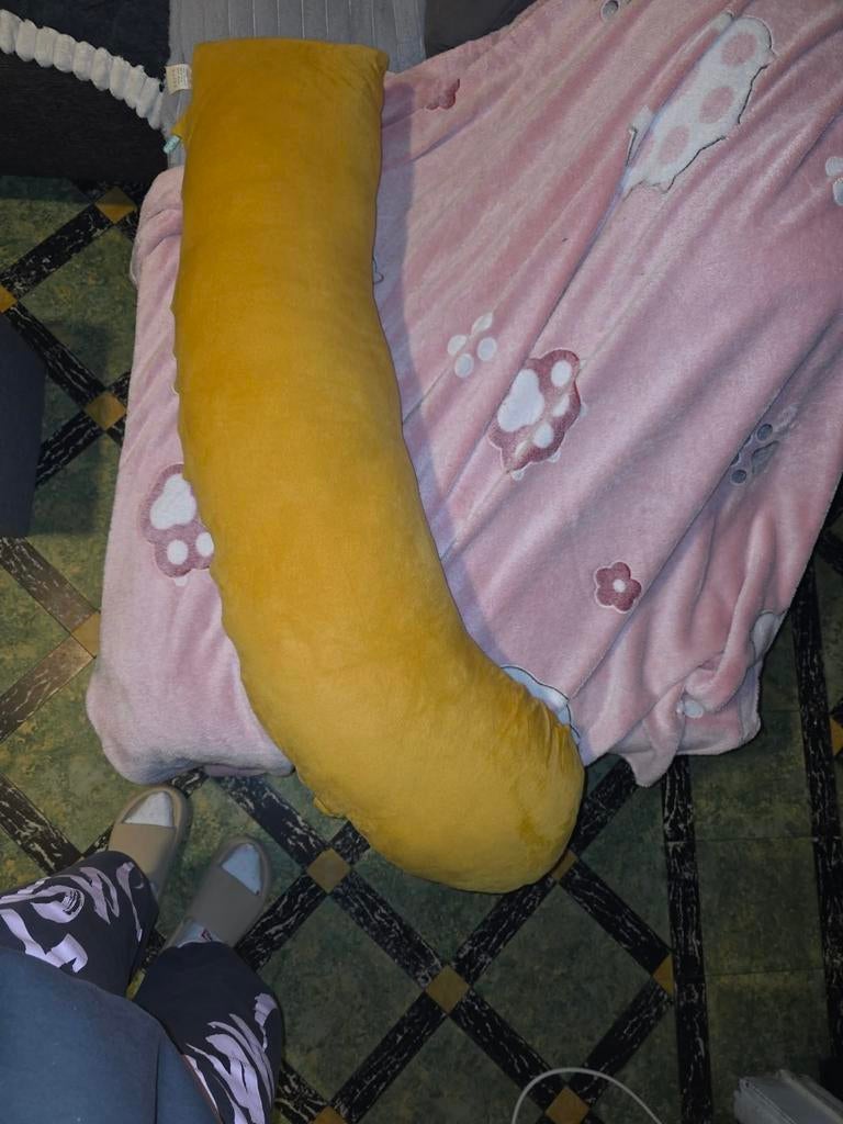 Zwangerschap kussen, Ophalen