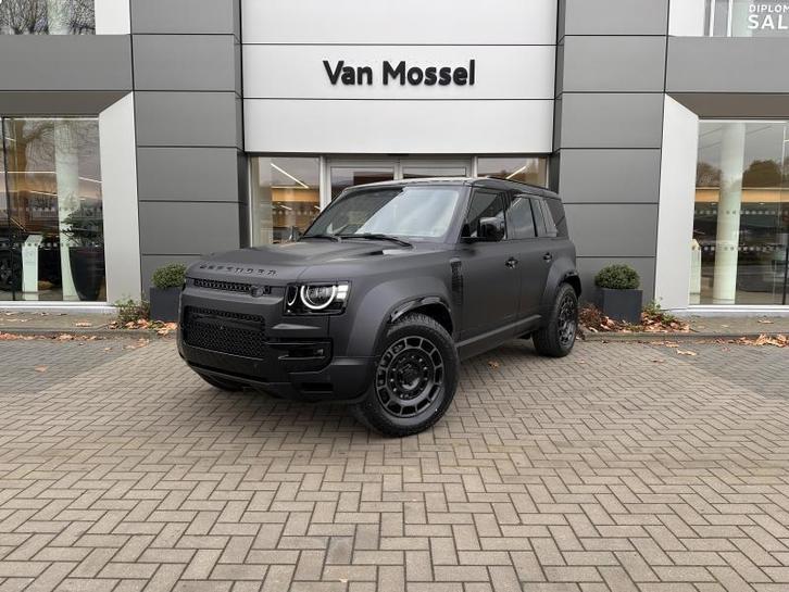 Land Rover Defender 110 P635 OCTA Black Edition AWD Auto. 26, Auto's, Land Rover, Bedrijf, Te koop, 4x4, Alarm, Android Auto, Apple Carplay
