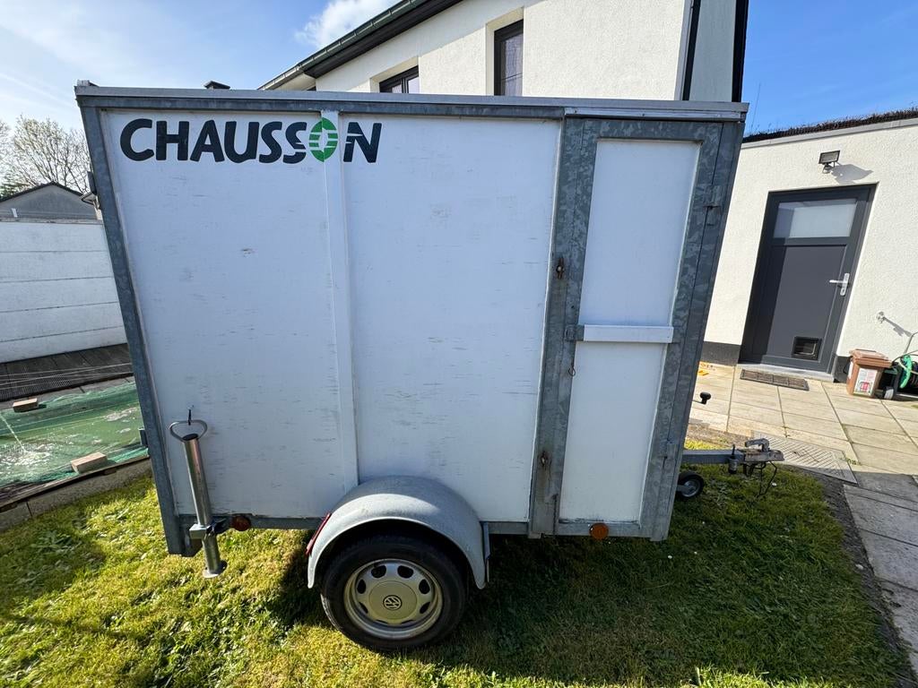 Remorque couverte d'occasion - 750 kg, Autos : Divers, Remorques, Utilisé, Enlèvement