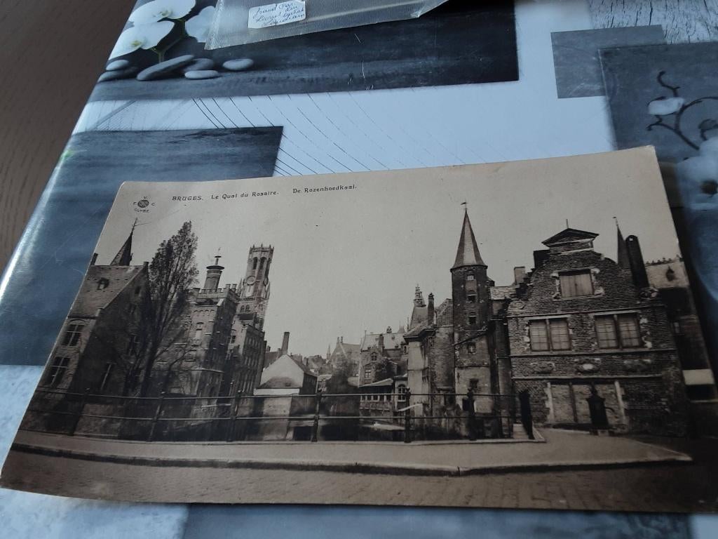 Bruges le quai du rosaire, Collections, Enlèvement ou Envoi, 1940 à 1960, Non affranchie, Flandre Occidentale