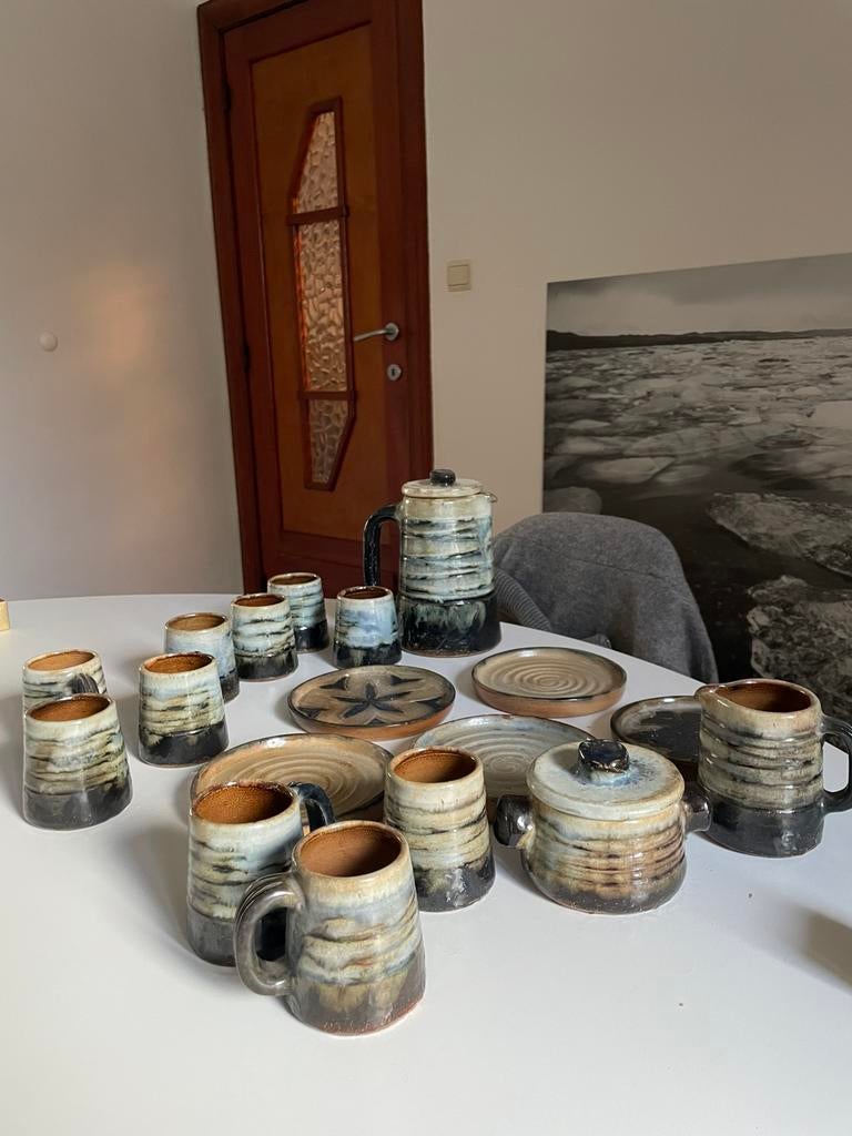 Servies - aardewerk- keramiek - guerin, Antiek en Kunst, Ophalen of Verzenden