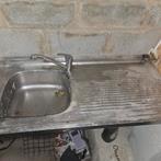 Évier inox, Enlèvement, Utilisé, 50 à 100 cm