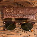 Vintage B&L Ray-ban Clubmaster Oval Max W1265 zonnebril OM1, Enlèvement ou Envoi, Comme neuf, Brun, Ray-Ban