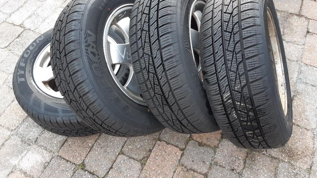 Autobanden  met alu velg, Auto-onderdelen, Ophalen, 16 inch, Banden en Velgen, Gebruikt