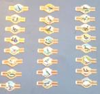 24 bagues cigare gibiers aquatiques, Enlèvement ou Envoi, Utilisé, Bagues de cigare