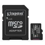 Kingston Canvas Select Plus microSD 256GB + Adaptateur, TV, Hi-fi & Vidéo, Photo | Cartes mémoire, Neuf, MicroSD, 256 GB, Enlèvement ou Envoi