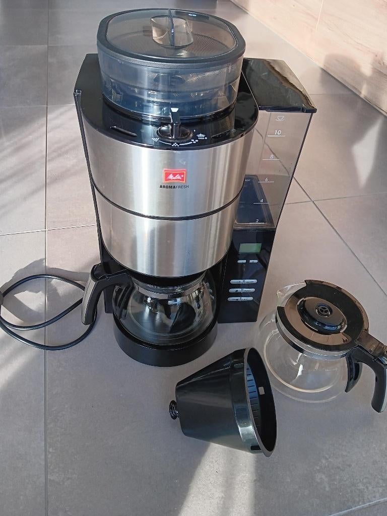 koffiemachine met bonen MELITTA aroma frech, Elektronische apparatuur, Koffiezetapparaten, Ophalen, Gebruikt, Koffiemachine, 4 tot 10 kopjes