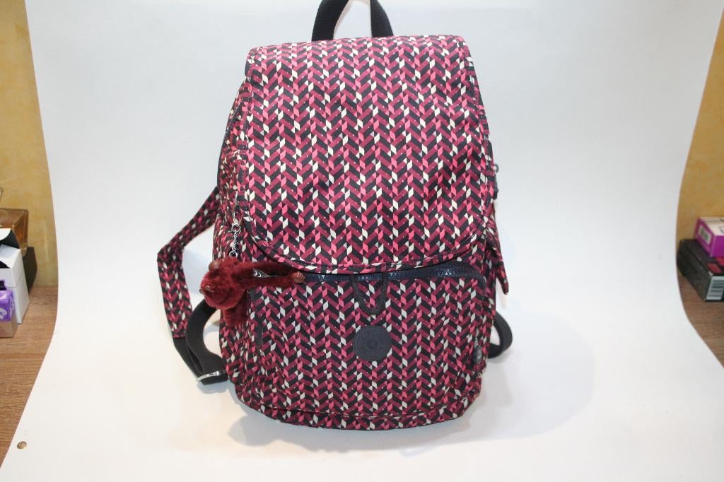 Kipling K12147 très beau sac à dos + singe en parfait état, Enlèvement ou Envoi, Comme neuf, Kipling