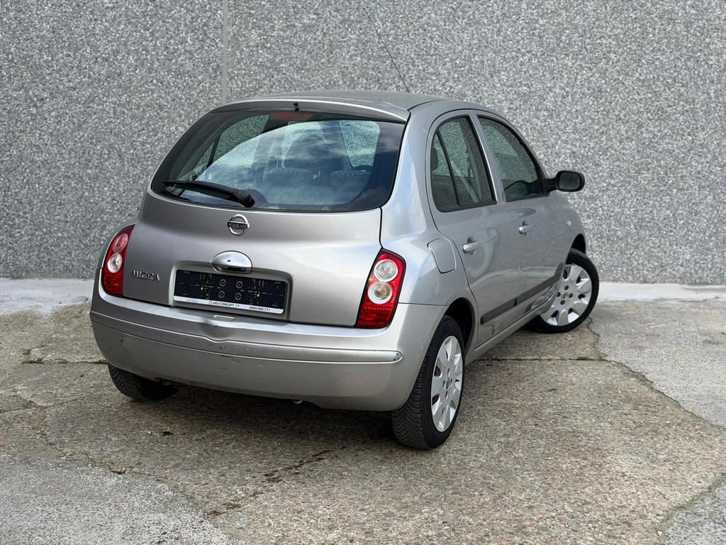 Nissan Micra 1.2 Essence AUTOMATIQUE feuille rose, Autos, Argent ou Gris, Achat, Entreprise, 5 portes