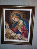 Tapisserie brodée « La Vierge et Jésus », Antiquités & Art, Enlèvement