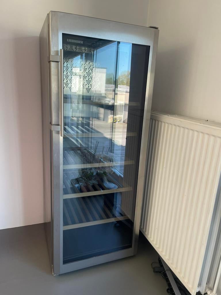 Wijnkast grand cru Liebherr, Elektronische apparatuur, Koelkasten en IJskasten, Ophalen, Gebruikt, Zonder vriesvak