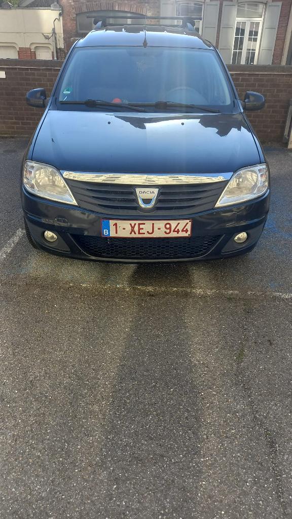 2010 Dacia Logan MCV 7 zitplaatsen 1.6 LPG, Voorwielaandrijving, Stof, 4 cilinders, 1600 cc