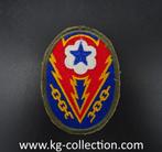 Patch de base avancé de l'ETO américain WW2, Collections, Enlèvement ou Envoi, Armée de terre, Emblème ou Badge