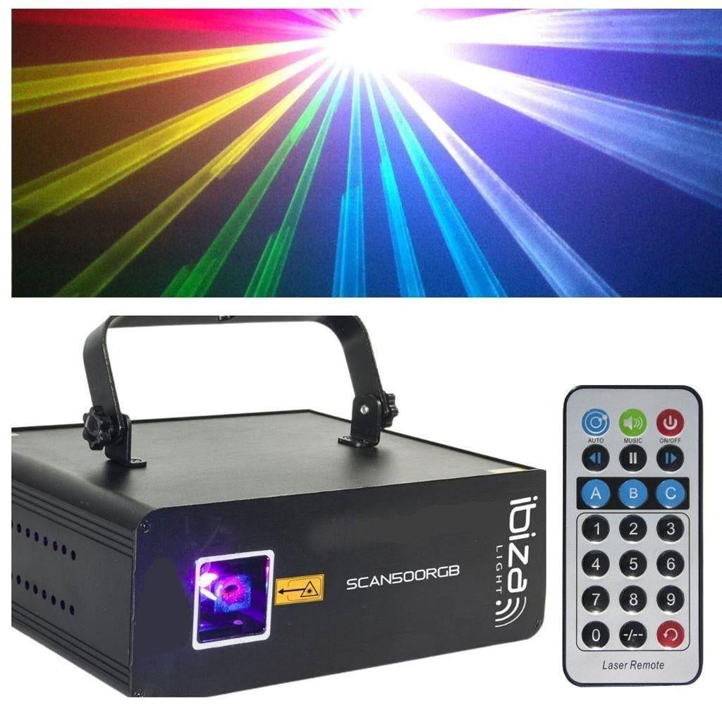 RGB LASER 500mW met DMX en Afstandsbediening, Muziek en Instrumenten, Licht en Laser, Nieuw, Overige typen, Ophalen of Verzenden