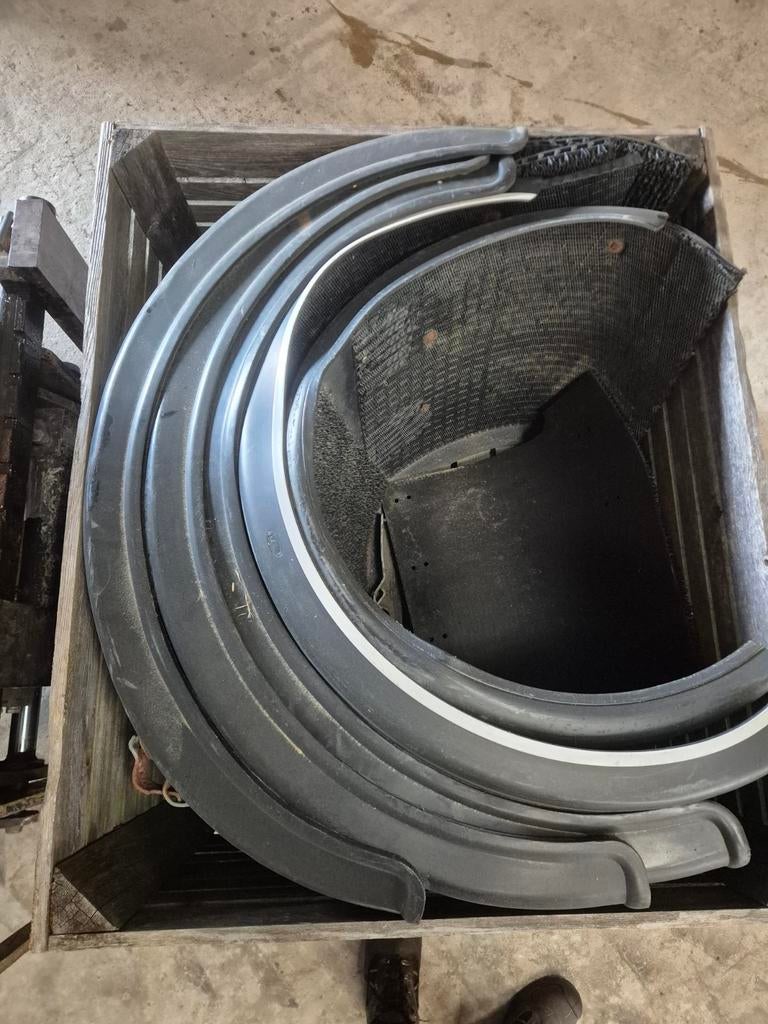 Garde-boue remorque, Utilisé