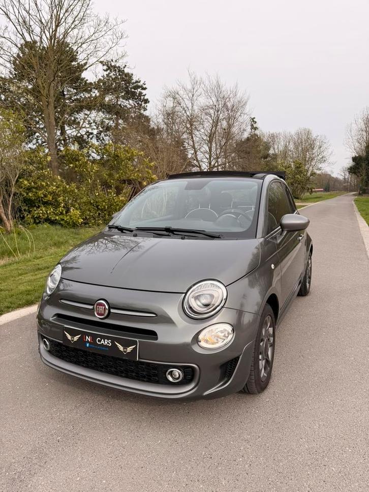 Fiat 500 Sport Cabrio 1.2i Automaat 2020/CarPlay/Garantie, Auto's, Fiat, Bedrijf, Te koop, Airbags, Airconditioning, Android Auto