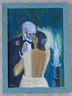 DIRK CASTELEYN / KOPPEL / OLIEVERF DOEK / 79x59cm / KADER, Ophalen