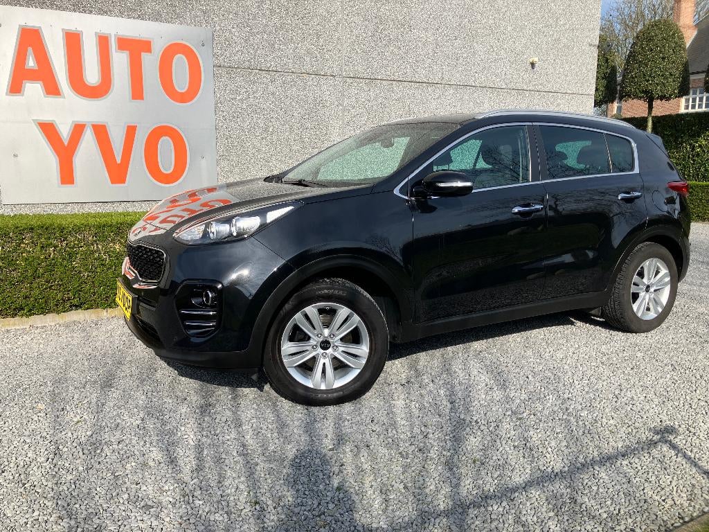 KIA SPORTAGE benzine  euro6, Voorwielaandrijving, Stof, Euro 6, Zwart