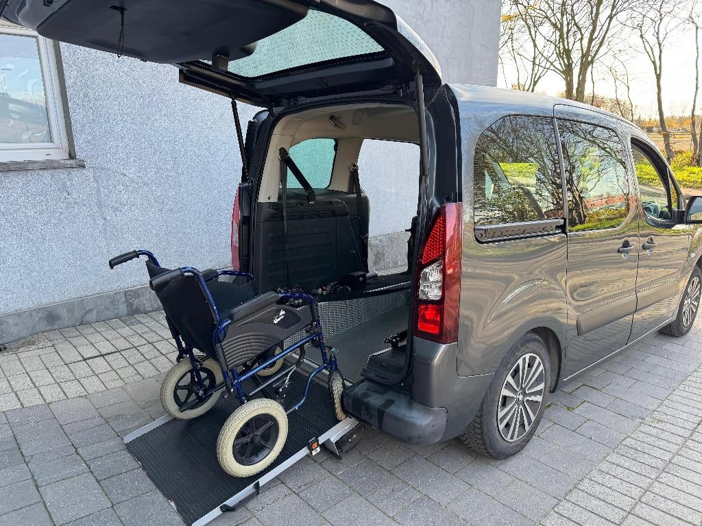♿🦼🦽 PEUGEOT PARTNER 1.6D 2014 144000 KM TPMR PMR INVALIDE, Entreprise, Boîte manuelle, 5 portes, Tissu