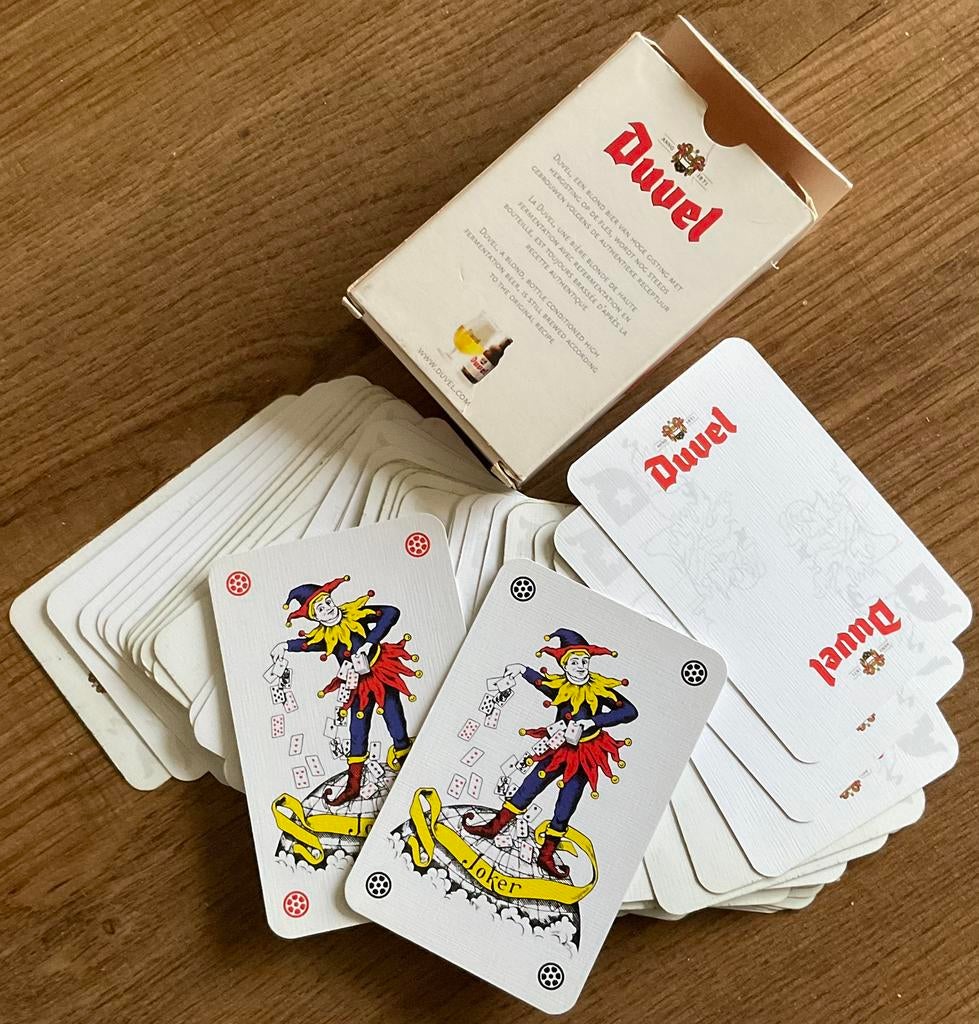 Jeu de cartes DUVEL, Enlèvement ou Envoi, Comme neuf, Carte(s) à jouer