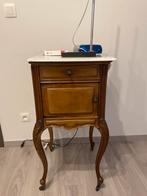 2 tables de nuit avec plateau en marbre, Antiquités & Art, Enlèvement