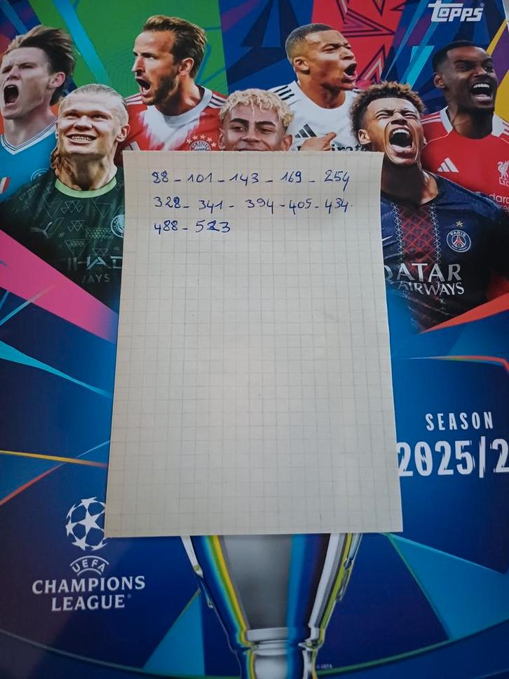 Topps uefa champions league 2025/2026, Verzamelen, Stickers, Nieuw, Sport, Ophalen of Verzenden