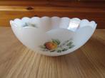 vintage arcopal moyen bol coupe motifs Fruits de France, Enlèvement ou Envoi, Utilisé, Autres matériaux, Autres styles