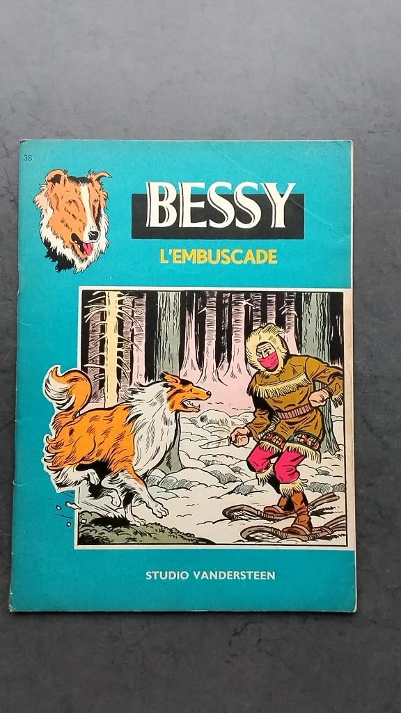 Bessy L’embuscade uit 1961. Franstalig, Eén stripboek, Ophalen of Verzenden, Gelezen