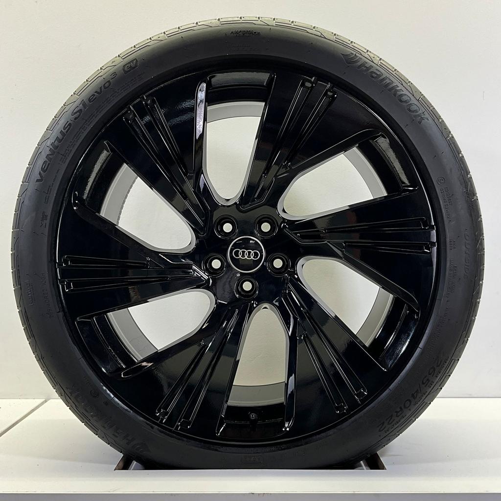 NIEUW AUDI Q8 ETRON SET VELGEN + ZOMERBANDEN 22 INCH, Auto-onderdelen, Banden en Velgen, Banden en Velgen, Zomerbanden, Overige maten