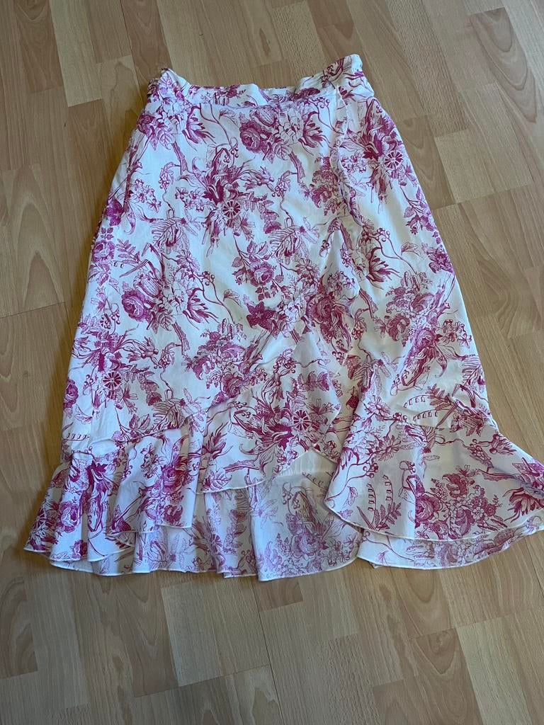 Gevoerde  katoenen rok in NIEUWSTAAT van Eksept, Kleding | Dames, Ophalen of Verzenden, Zo goed als nieuw, Maat 38/40 (M), Roze