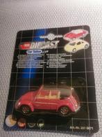 VW Coccinelle cabriolet rose Dickie Die Cast 1:60 sous blist, Collections, Enlèvement ou Envoi