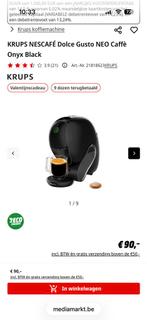 Krups neo caffe latte zwart NIEUW, Elektronische apparatuur, Koffiezetapparaten, Ophalen, Afneembaar waterreservoir, Overige modellen