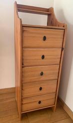 ladekast landelijk green, Huis en Inrichting, Ophalen, Minder dan 50 cm, Gebruikt, 5 laden of meer