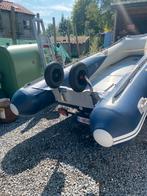 Rubberboot met aanhangwagen en honda motor 8 of 20 pk, Enlèvement, Comme neuf