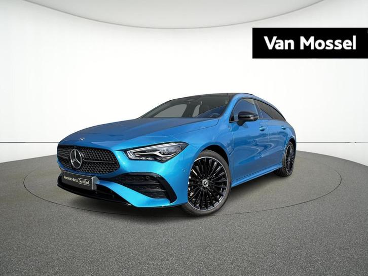 Mercedes-Benz CLA 250 e AMG Line Shooting Brake + LEDER + PA, Auto's, Mercedes-Benz, Bedrijf, Te koop, CLA, 360° camera, ABS, Achteruitrijcamera