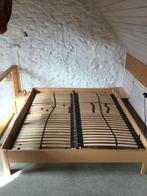 Lit 180x200, Comme neuf, Brun, Enlèvement, 180 cm