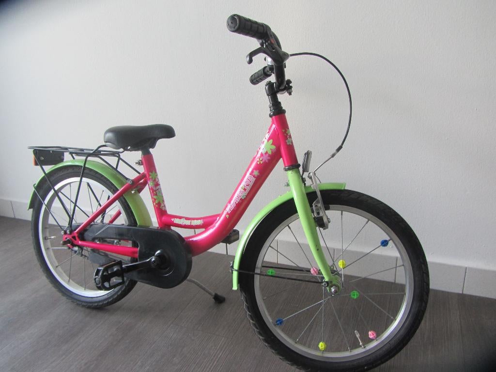 18 inch Kids Bike Fun Meisje 6-8j, Fietsen en Brommers, Fietsen | Meisjes, Ophalen, 18 inch