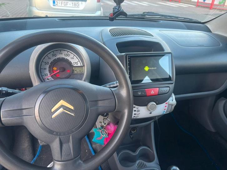 Citroën c1, Autos, Citroën, Entreprise, C1, Air conditionné, Bluetooth, Essence, Coupé, 5 portes, Boîte manuelle, Noir, Gris, Tissu