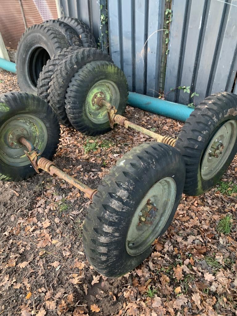 wielas legeraanhanger 7R16, Ophalen