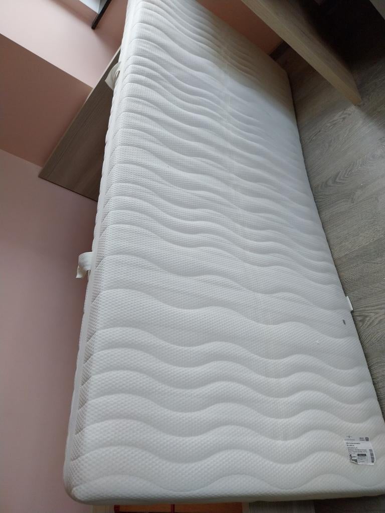 Pocketveren Matras 90x200cm, Ophalen, 90 cm, Eenpersoons, Zo goed als nieuw