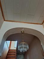 A vendre lustre cristal/laiton 20€, Maison & Meubles, Enlèvement, Comme neuf, Verre