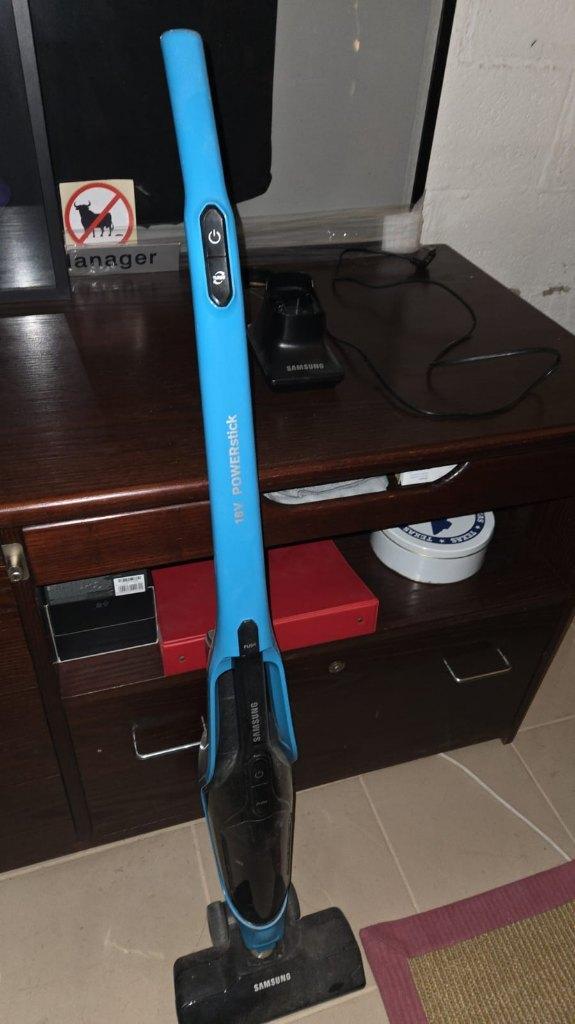 Samsung Powerstick 18V Stofzuiger, Electroménager, Aspirateurs, Utilisé, Aspirateur, Réservoir, Enlèvement