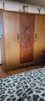 Kledingkast notenhout, Antiek en Kunst, Antiek | Meubels | Kasten, Ophalen