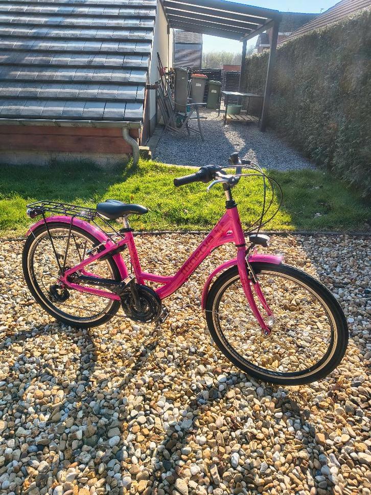 24" meisjesfiets nieuwstaat, Vélos & Vélomoteurs, Vélos | Filles, Comme neuf, 24 pouces, Vitesses, Enlèvement